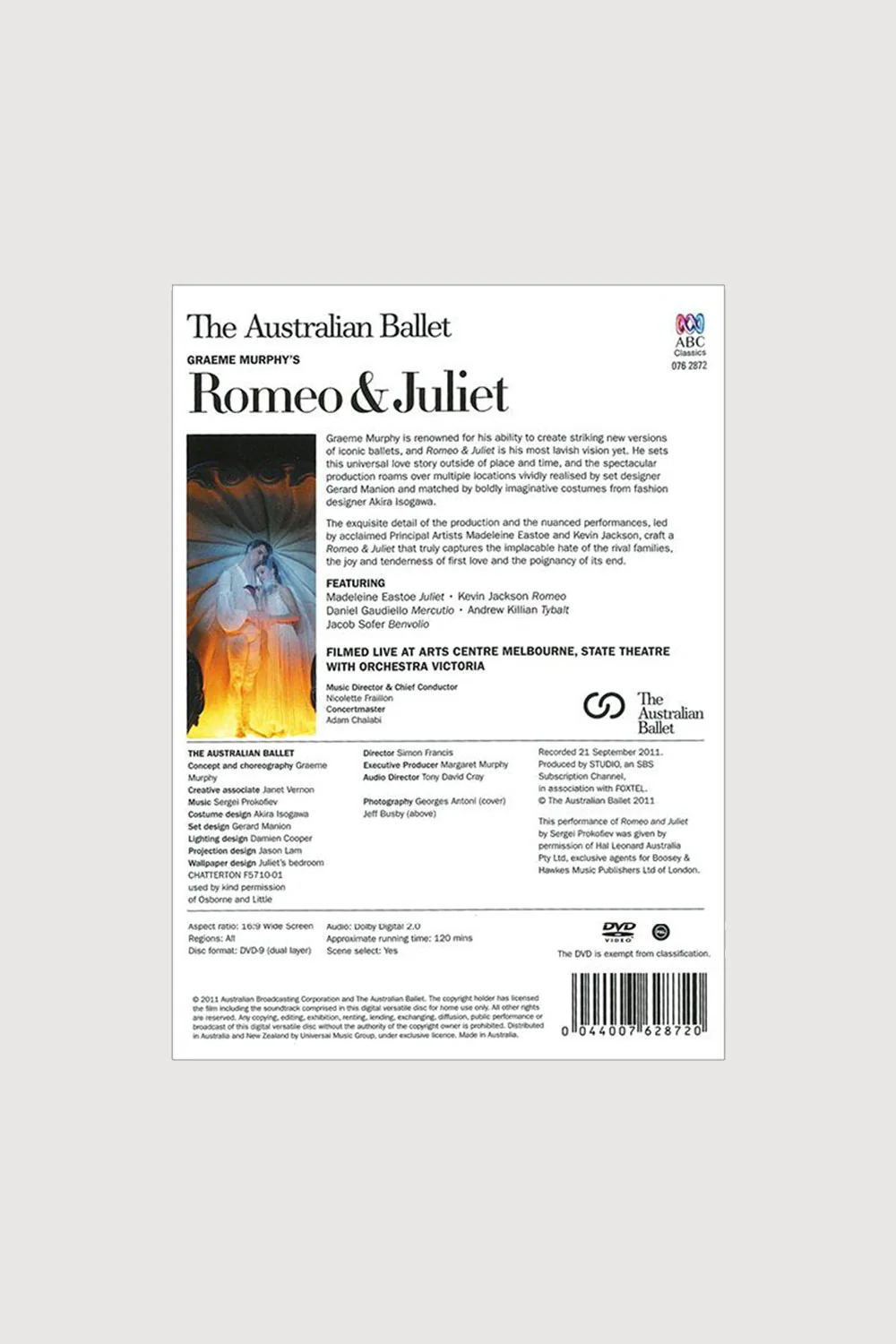 70089 - The Australian Ballet. Romeo & Juliet - Image 2