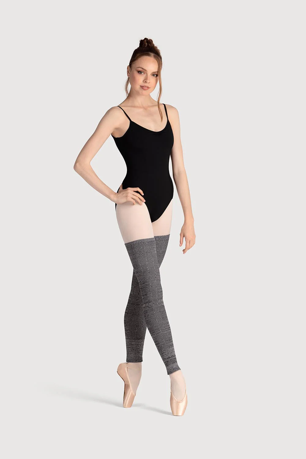A0109 - Bloch X Knit Long Ribbed Legwarmers - Image 3