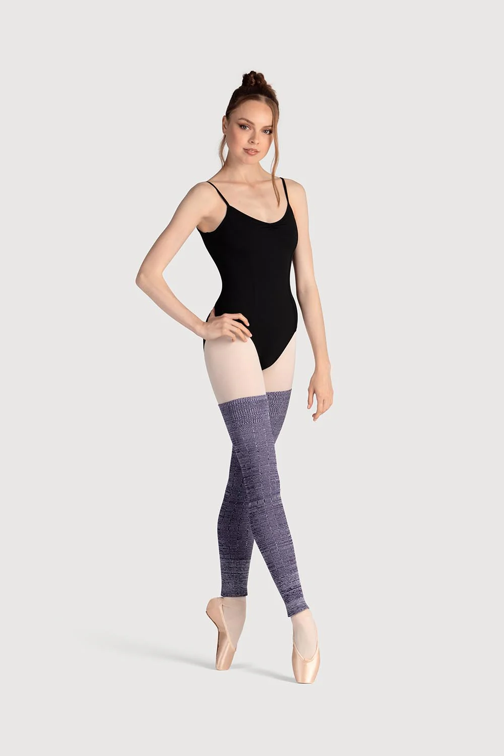 A0109 - Bloch X Knit Long Ribbed Legwarmers - Image 3