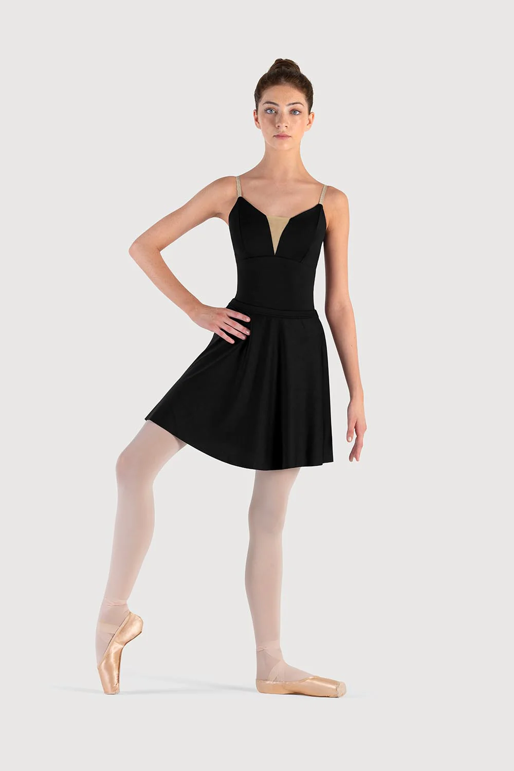 A0231L - Bloch Kyra Double Split Womens Skirt - Image 4