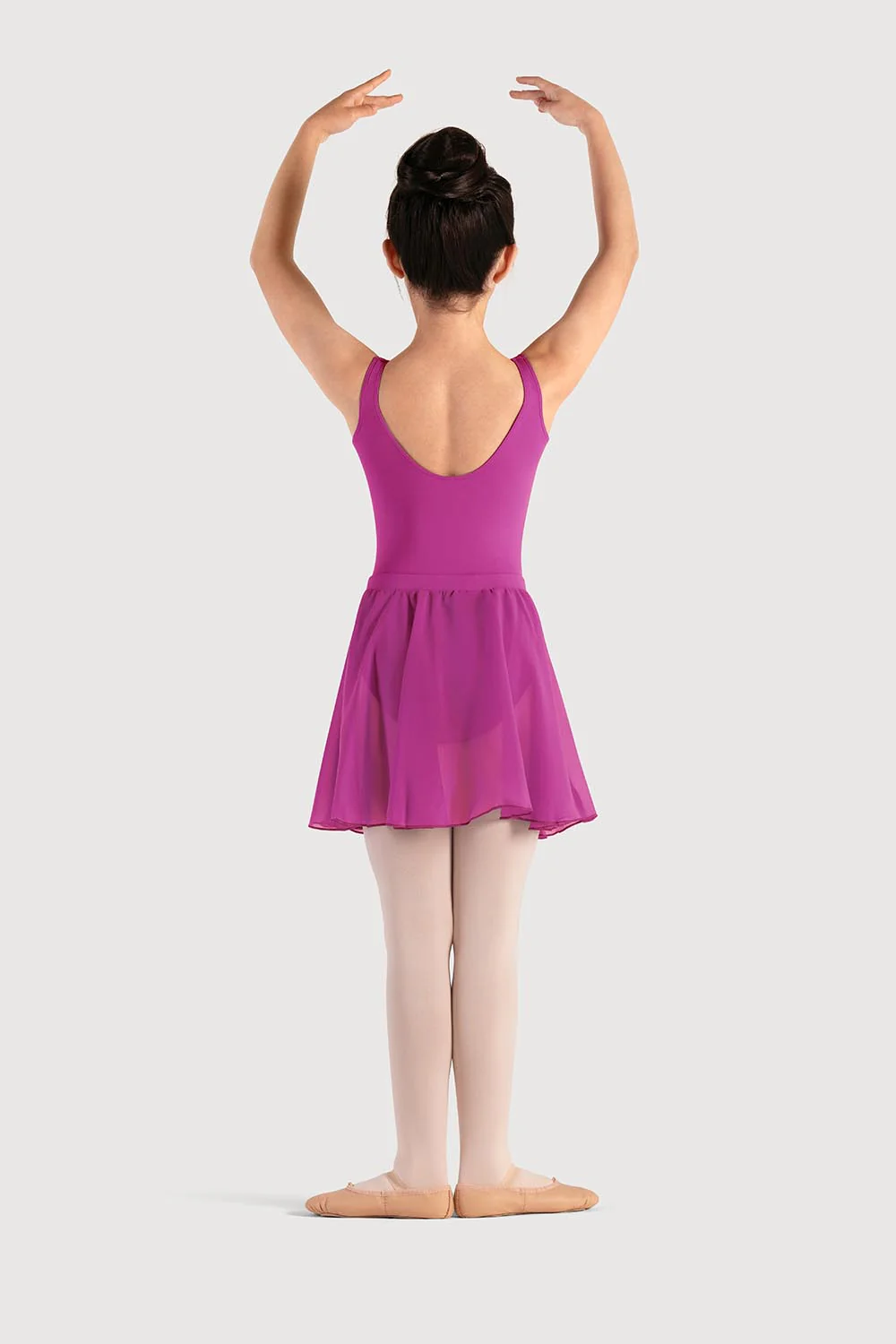 A0305G - Bloch Chayanne Chiffon Short Circle Girls Skirt - Image 4