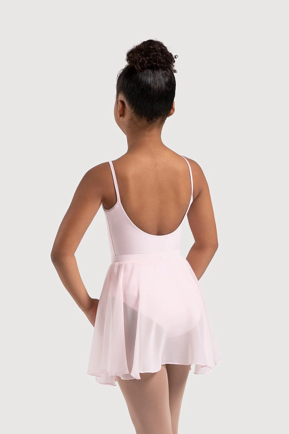 A0305G - Bloch Chayanne Chiffon Short Circle Girls Skirt - Image 2