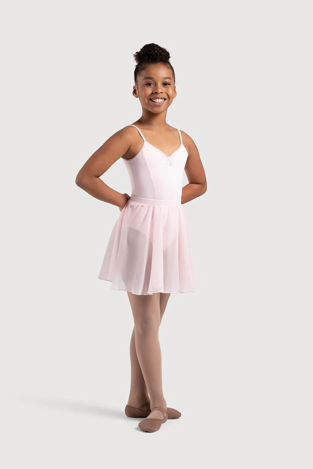 A0305G - Bloch Chayanne Chiffon Short Circle Girls Skirt - Image 4