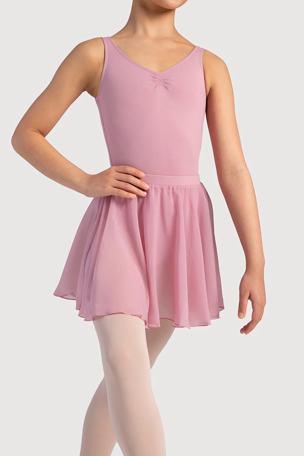 A0305G - Bloch Chayanne Chiffon Short Circle Girls Skirt - Image 3