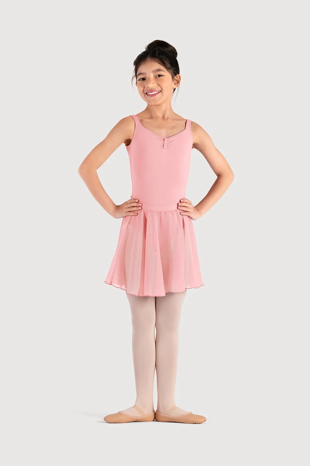 A0305G - Bloch Chayanne Chiffon Short Circle Girls Skirt - Image 3