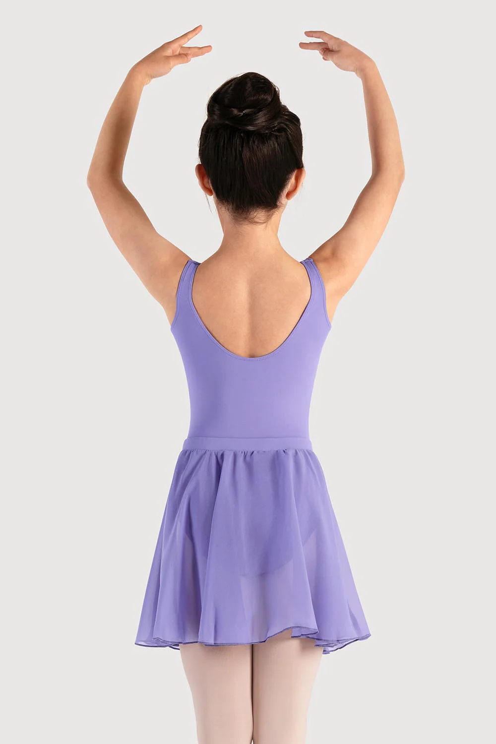 A0305G - Bloch Chayanne Chiffon Short Circle Girls Skirt - Image 4