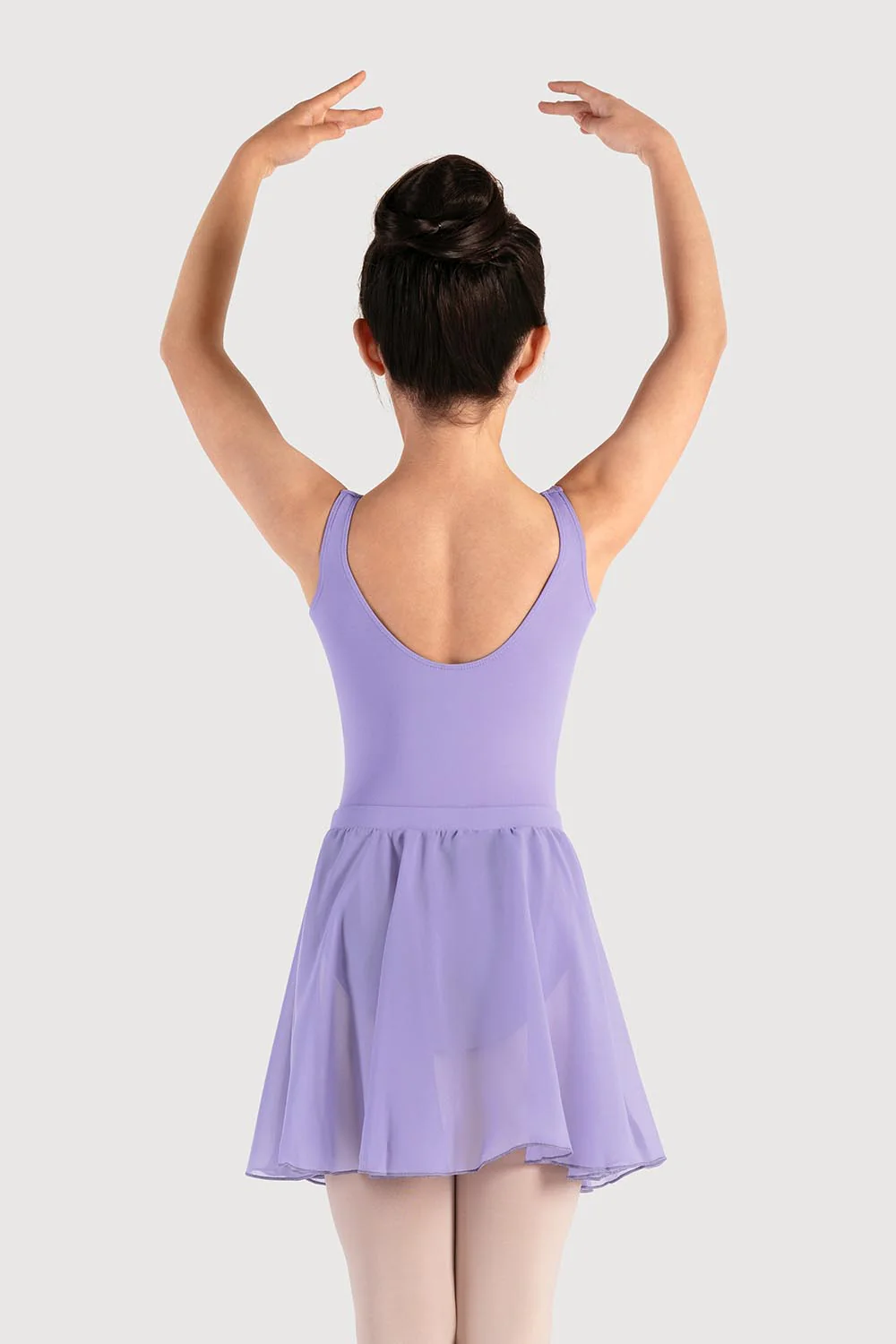 A0305G - Bloch Chayanne Chiffon Short Circle Girls Skirt - Image 2