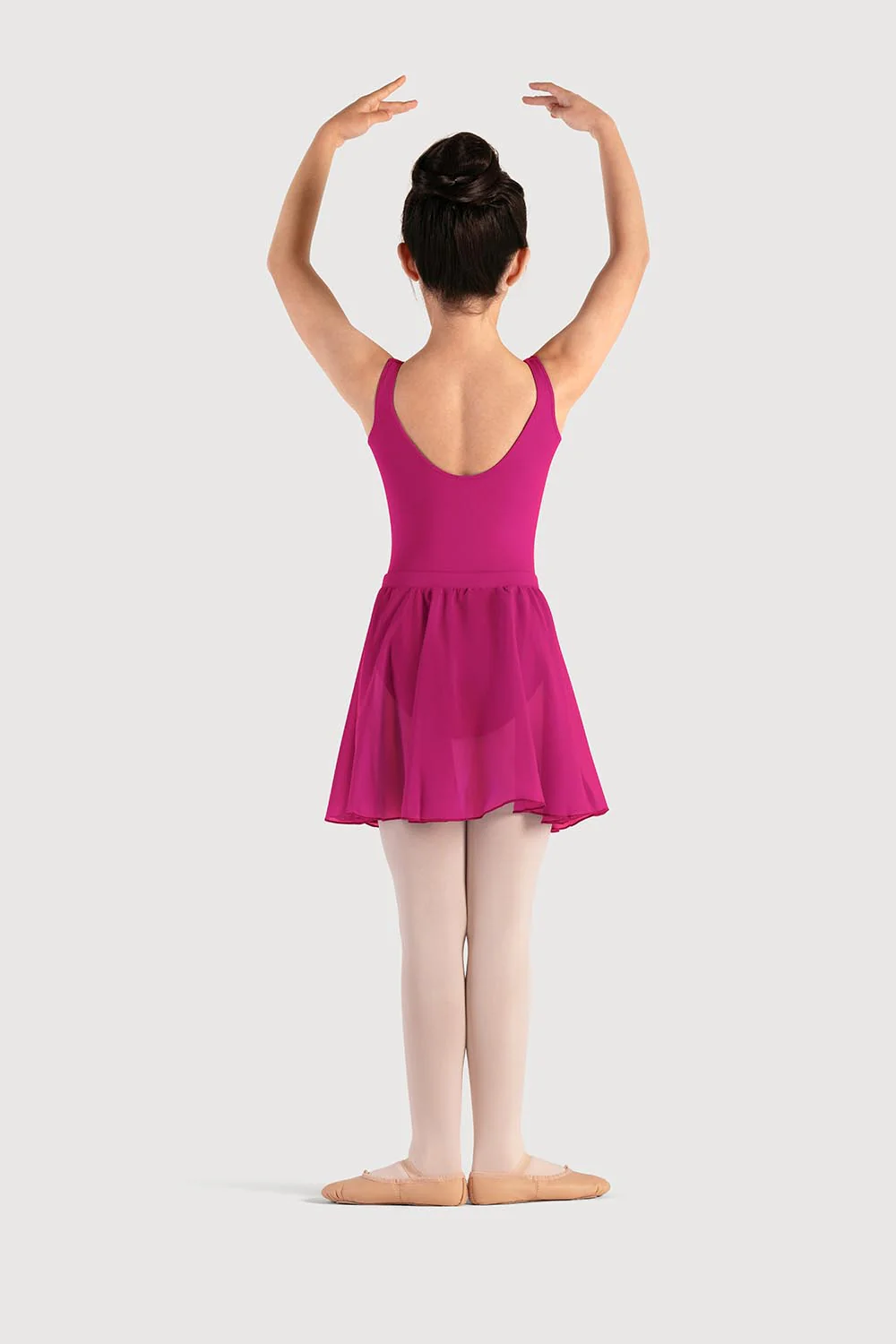 A0305G - Bloch Chayanne Chiffon Short Circle Girls Skirt - Image 4
