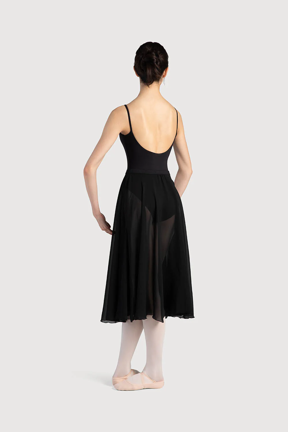 A0321L - Bloch Cambria Full Circle Chiffon Womens Skirt - Image 4
