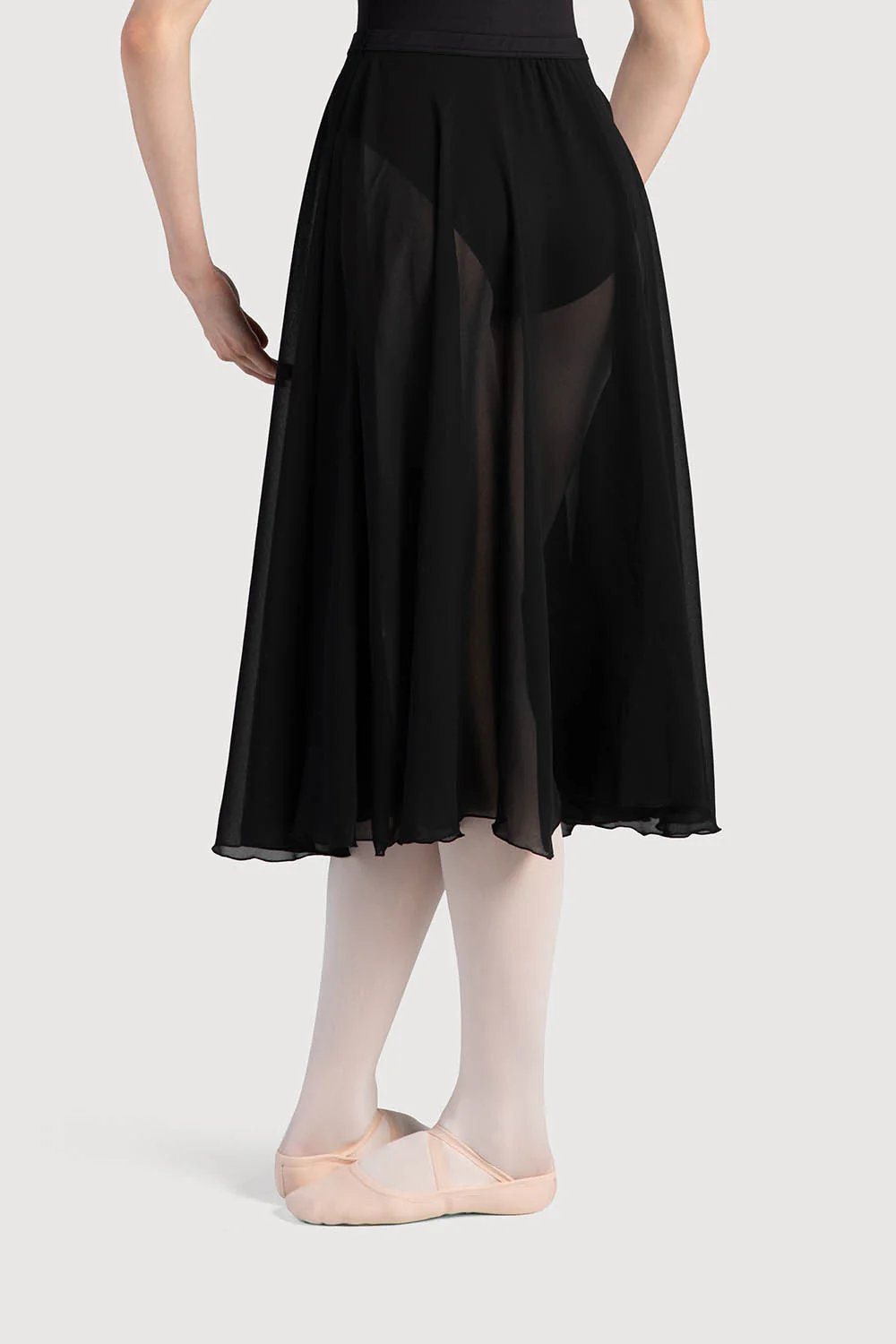 A0321L - Bloch Cambria Full Circle Chiffon Womens Skirt - Image 5