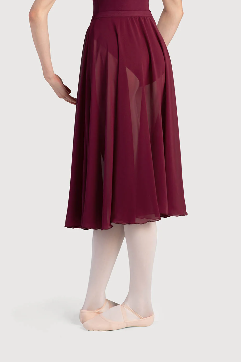 A0321L - Bloch Cambria Full Circle Chiffon Womens Skirt - Image 3