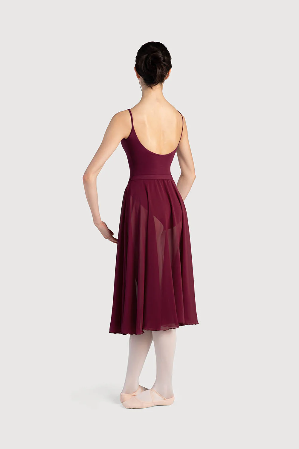 A0321L - Bloch Cambria Full Circle Chiffon Womens Skirt - Image 5