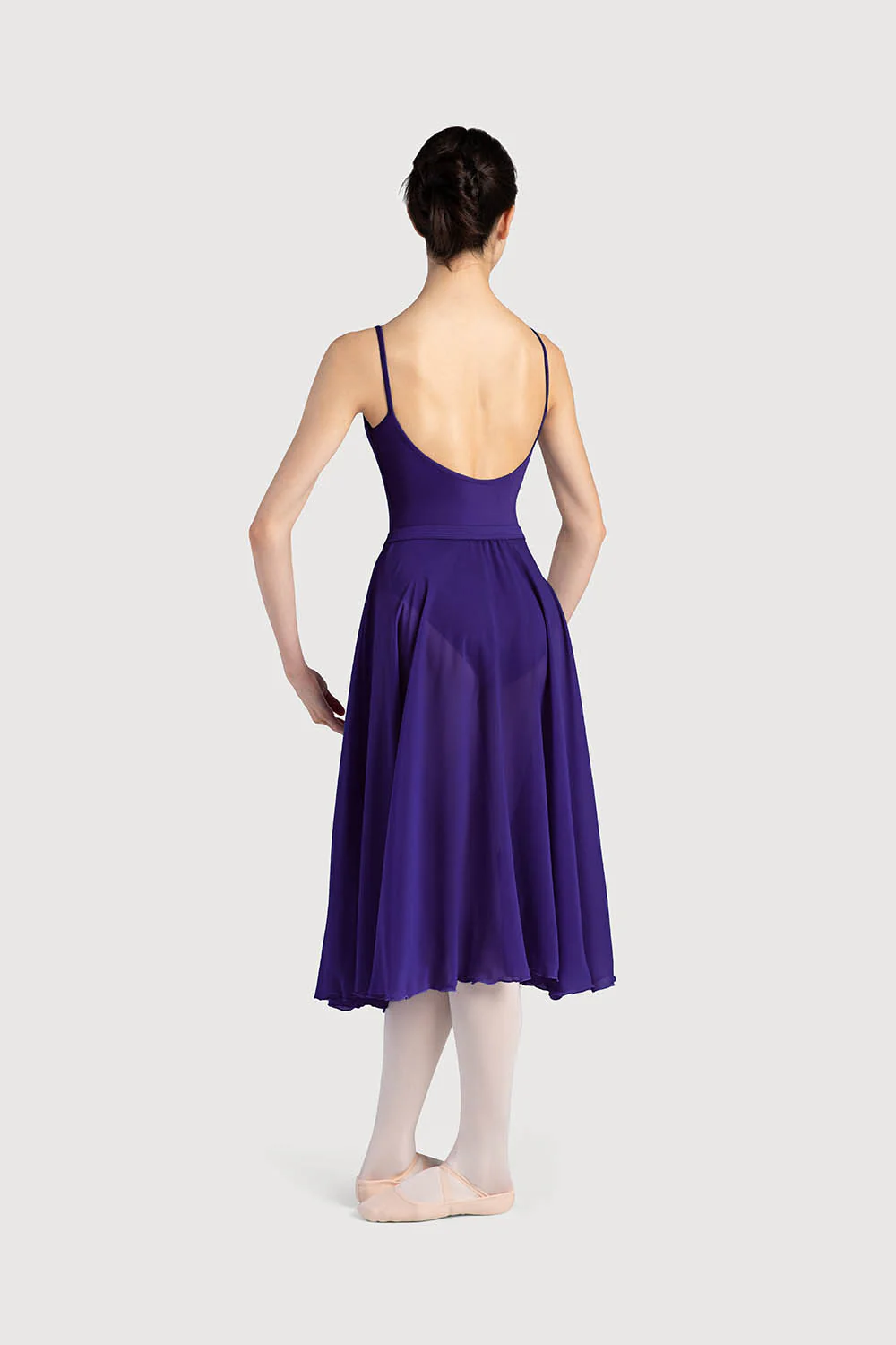 A0321L - Bloch Cambria Full Circle Chiffon Womens Skirt - Image 2