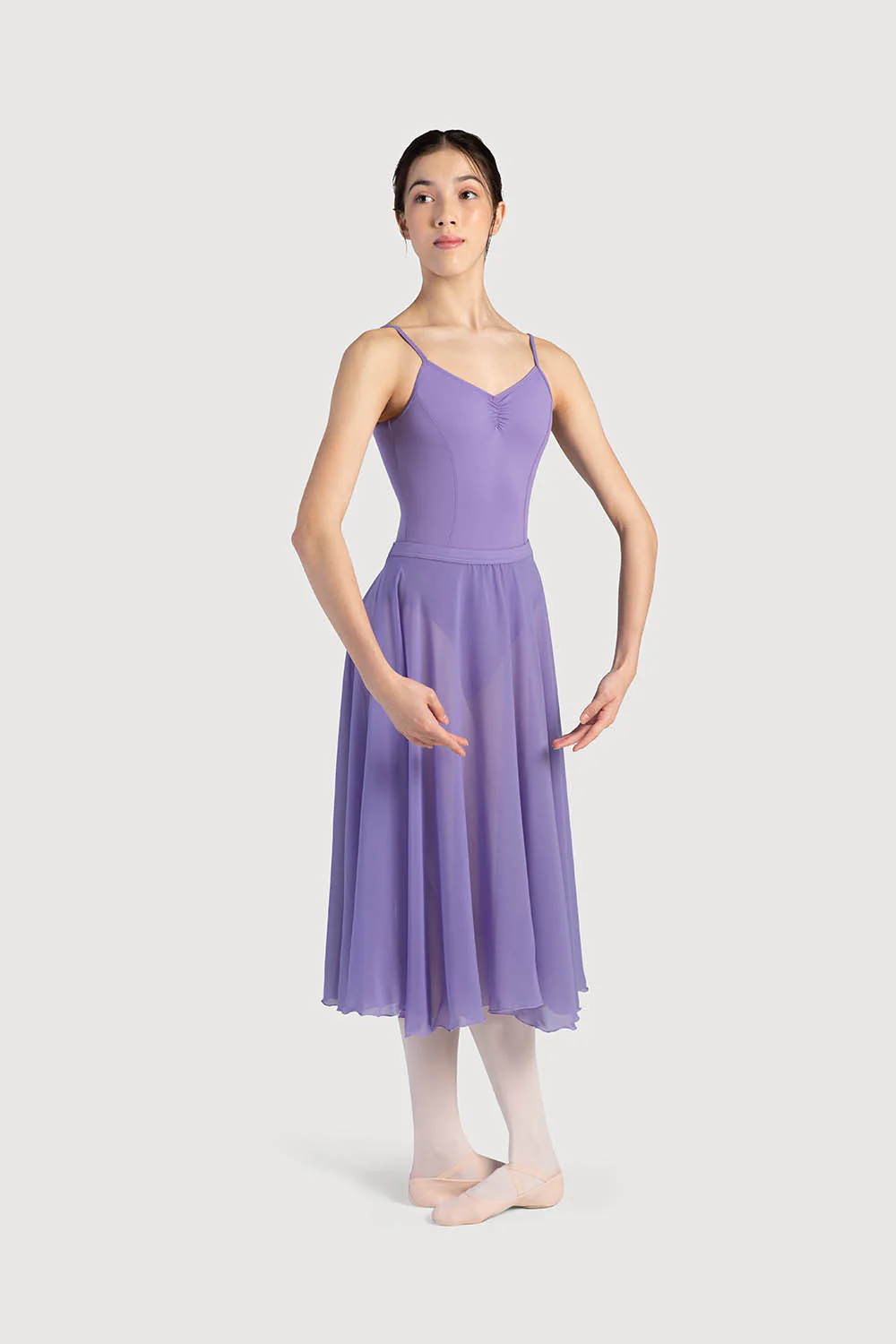 A0321L - Bloch Cambria Full Circle Chiffon Womens Skirt - Image 3