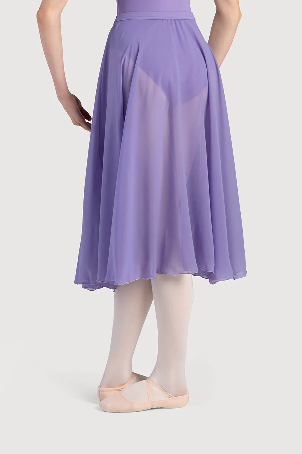 A0321L - Bloch Cambria Full Circle Chiffon Womens Skirt - Image 5