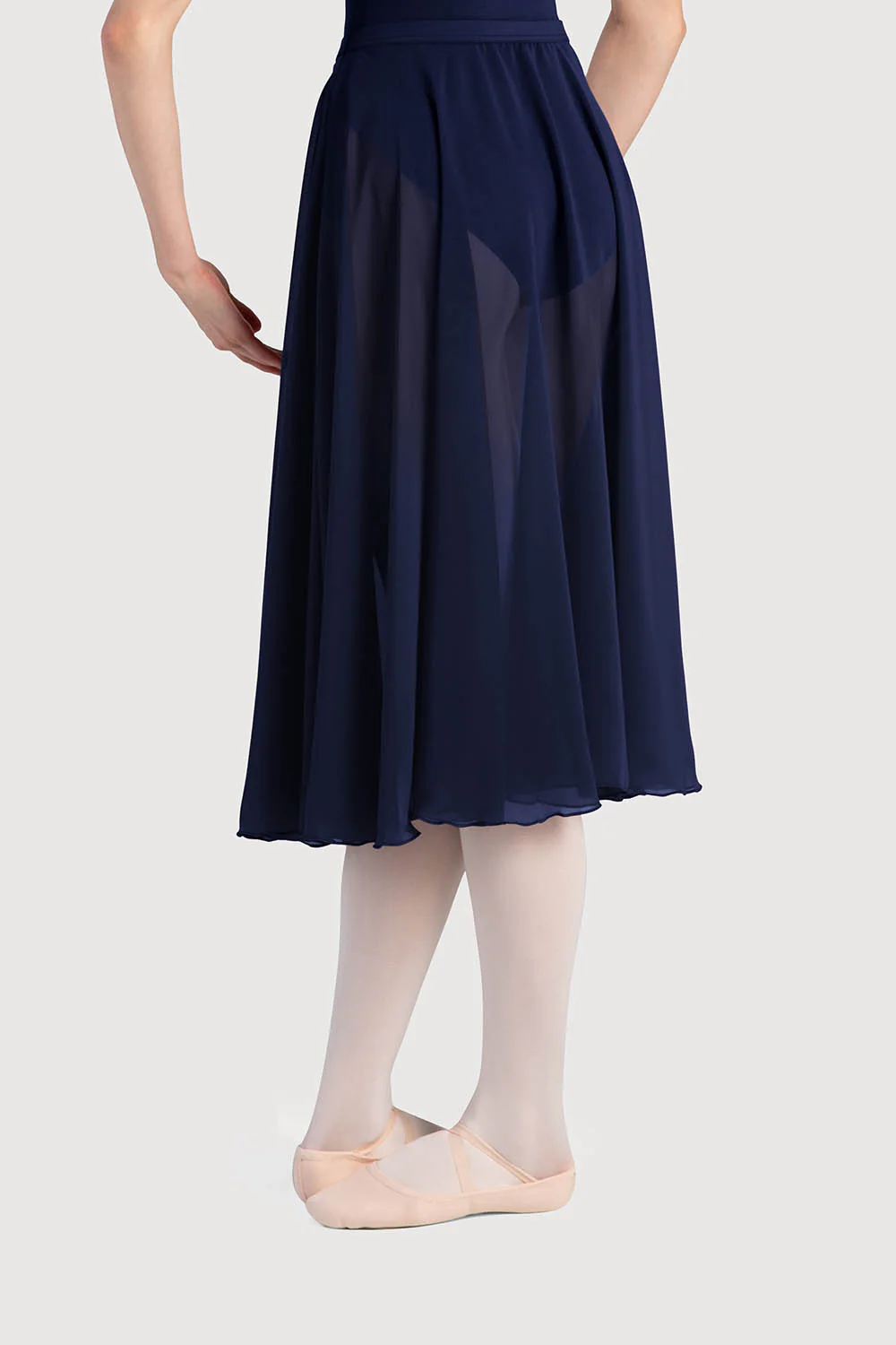 A0321L - Bloch Cambria Full Circle Chiffon Womens Skirt - Image 4