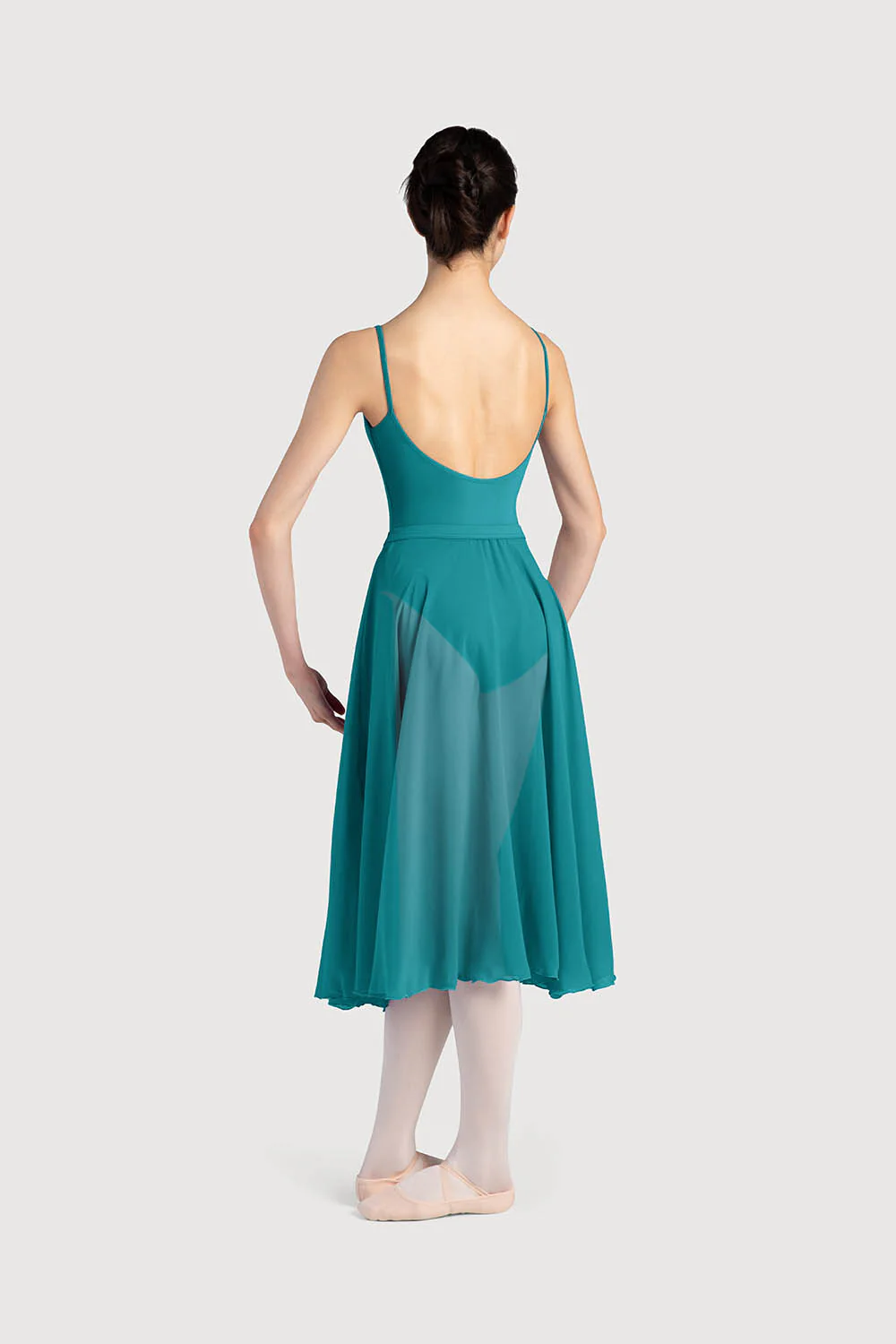 A0321L - Bloch Cambria Full Circle Chiffon Womens Skirt - Image 2
