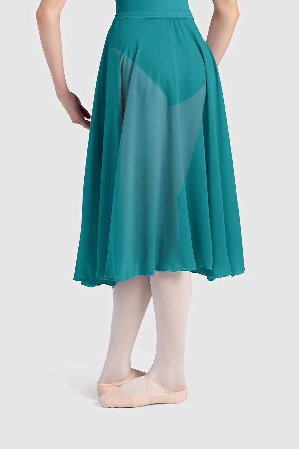 A0321L - Bloch Cambria Full Circle Chiffon Womens Skirt - Image 4