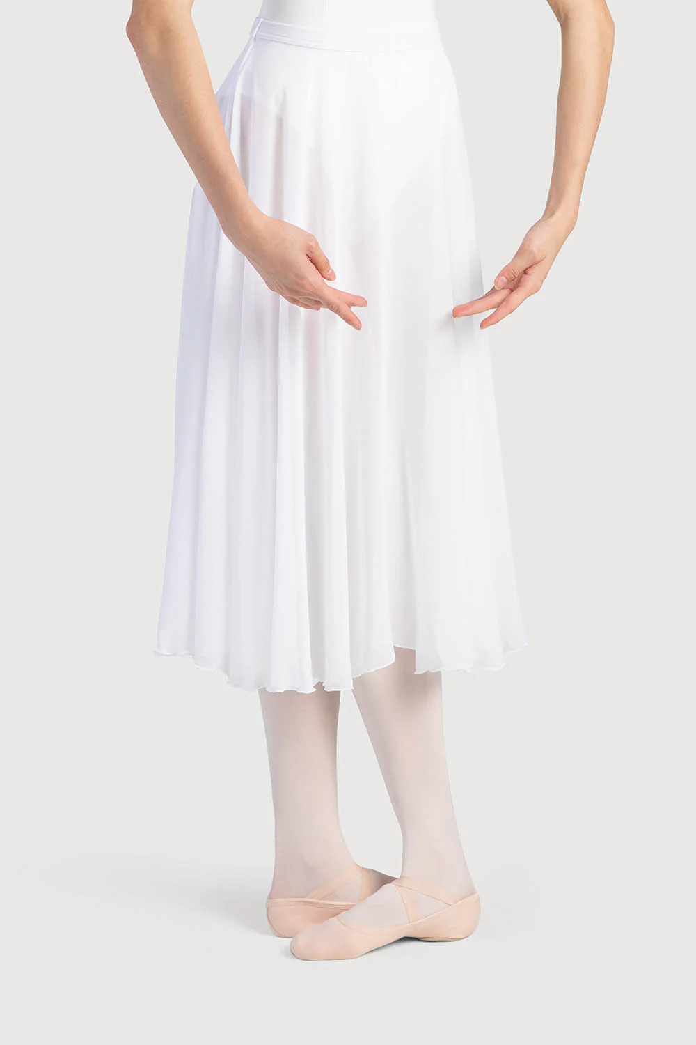 A0321L - Bloch Cambria Full Circle Chiffon Womens Skirt - Image 3