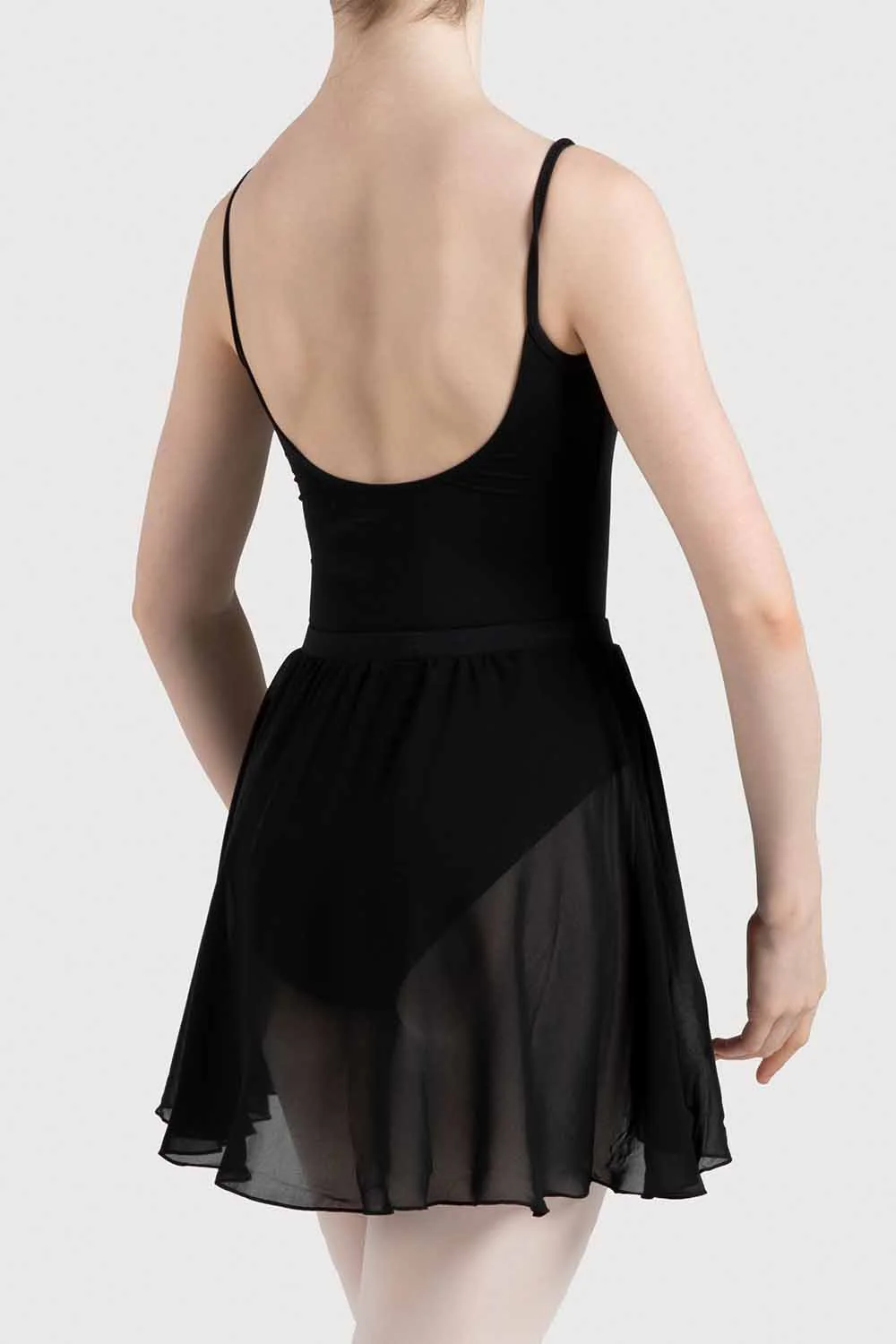 A0362L - Bloch Chezanne Womens Chiffon Mock Wrap Skirt - Image 2