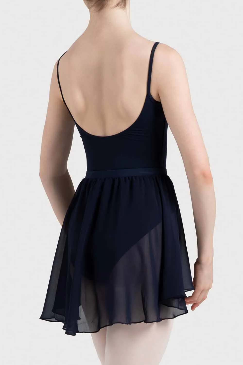 A0362L - Bloch Chezanne Womens Chiffon Mock Wrap Skirt - Image 2