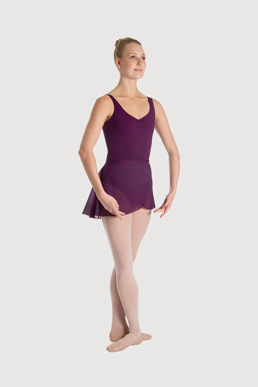 A0781L - Bloch Gianna Womens Wrap Skirt - Image 3