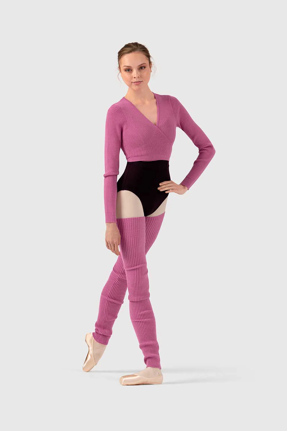 A511003 - Bloch Nova Knit Long Legwarmers - Image 3