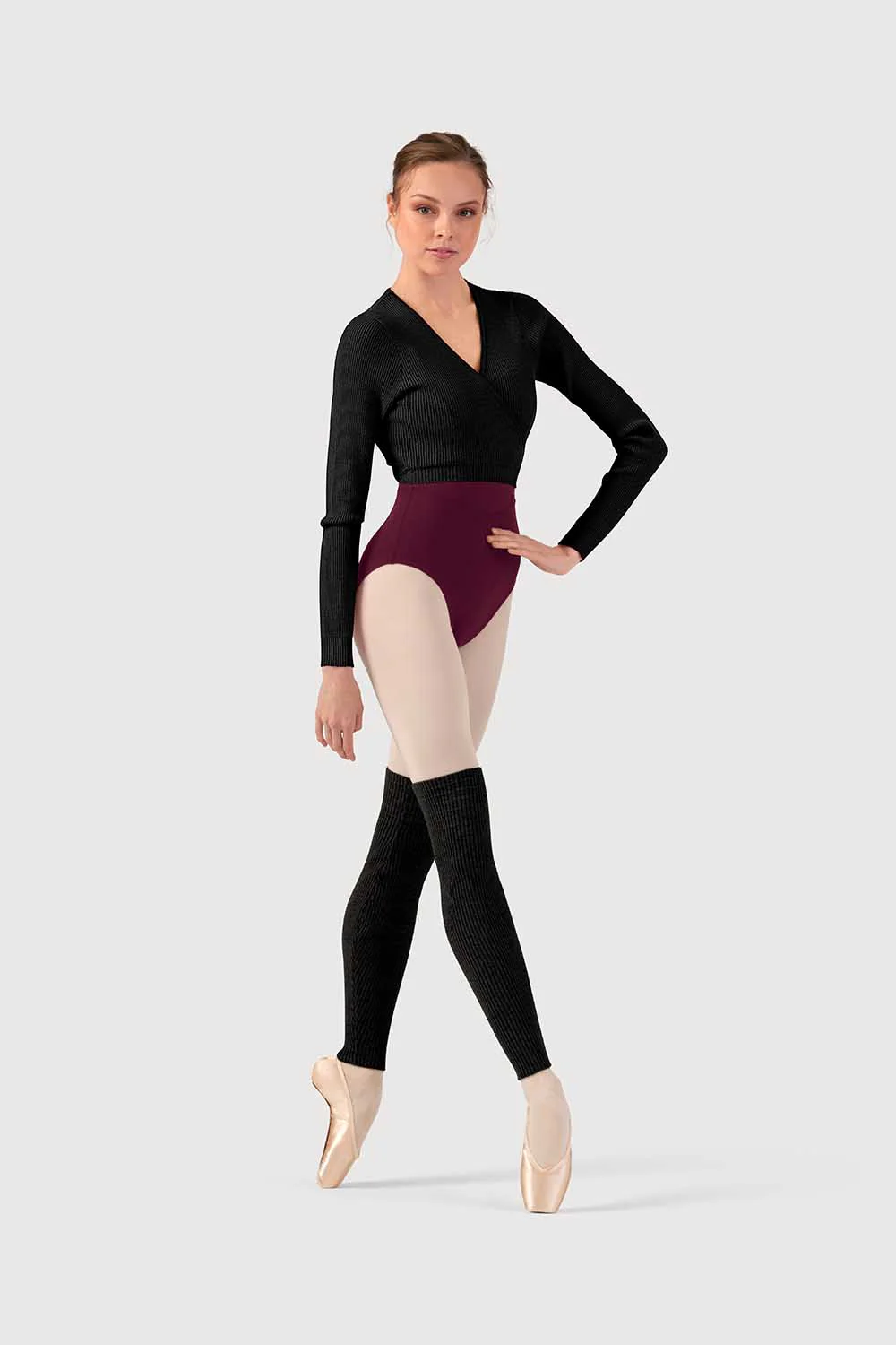 A511004 - Bloch Mira Knit Above Knee Legwarmers - Image 3