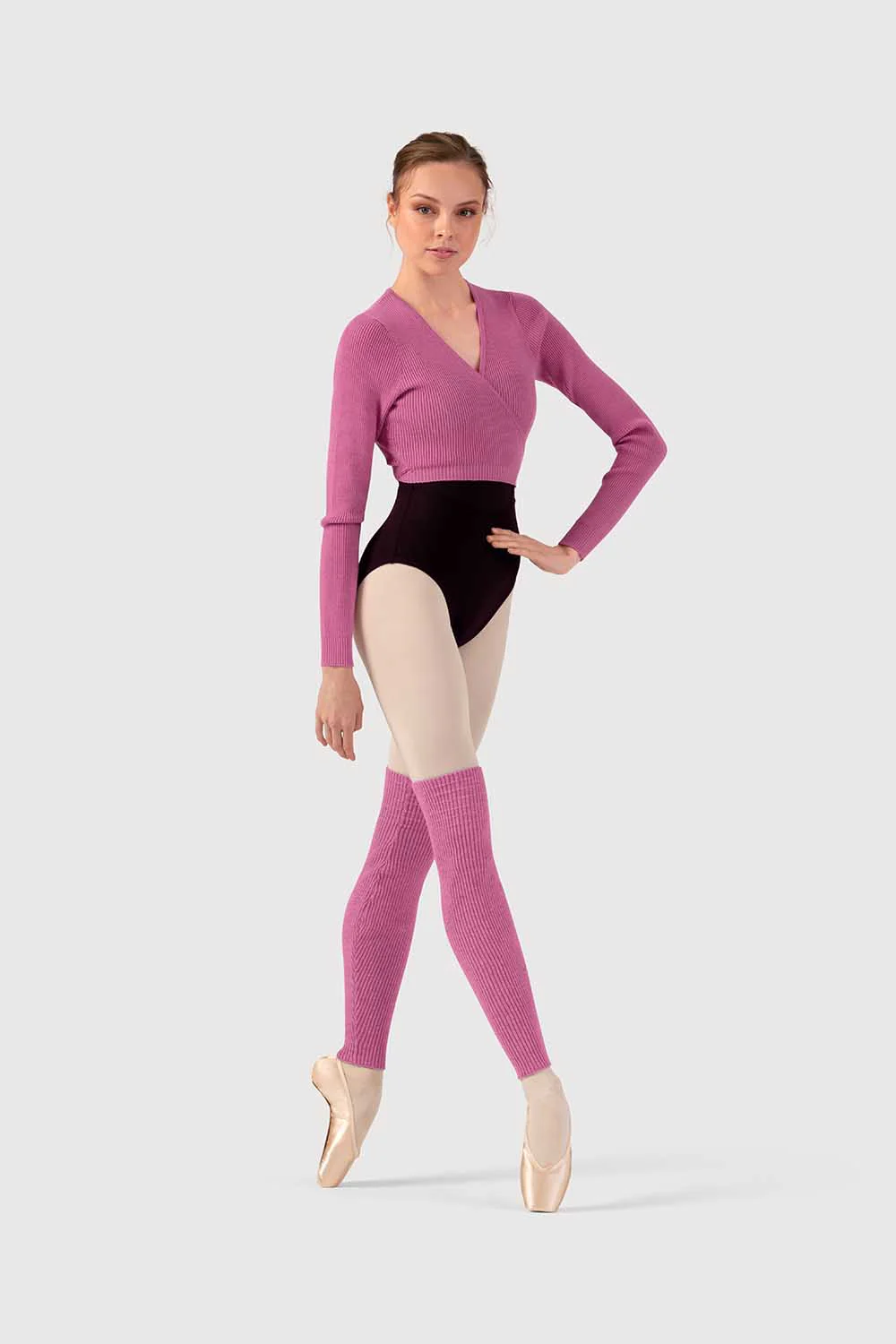 A511004 - Bloch Mira Knit Above Knee Legwarmers - Image 3