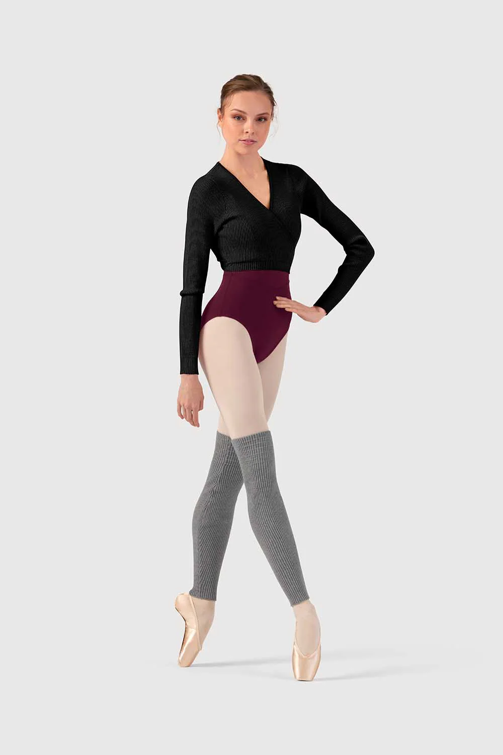 A511004 - Bloch Mira Knit Above Knee Legwarmers - Image 3