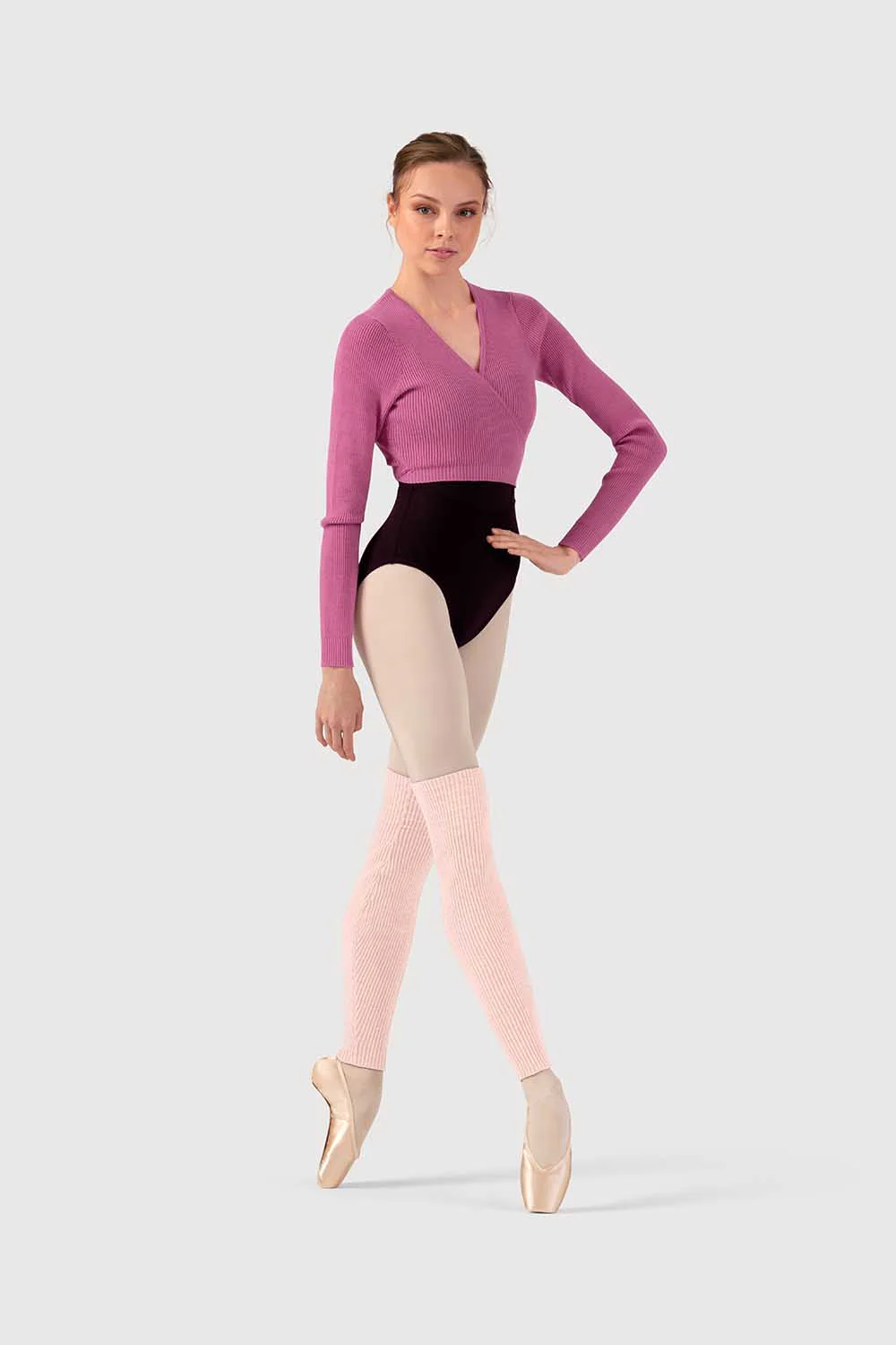 A511004 - Bloch Mira Knit Above Knee Legwarmers - Image 3