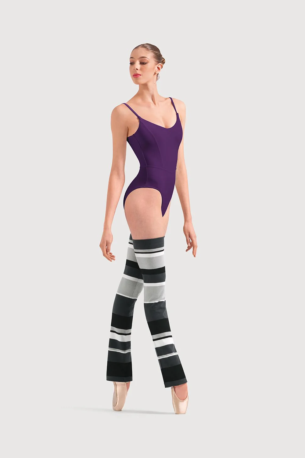 A51107 - Bloch Striped Long Legwarmers - Image 3