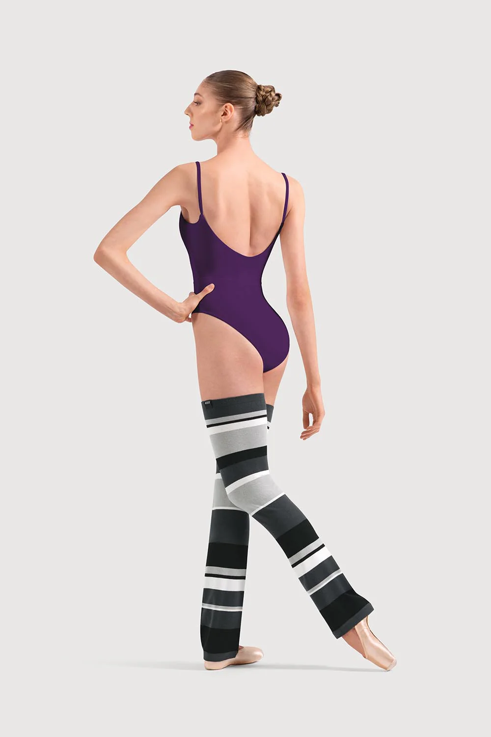 A51107 - Bloch Striped Long Legwarmers - Image 4