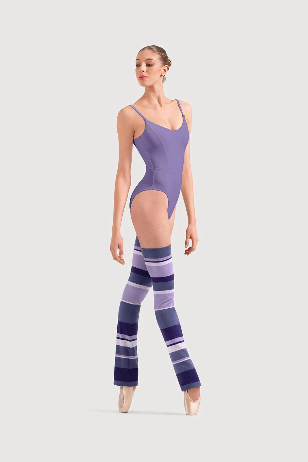 A51107 - Bloch Striped Long Legwarmers - Image 3
