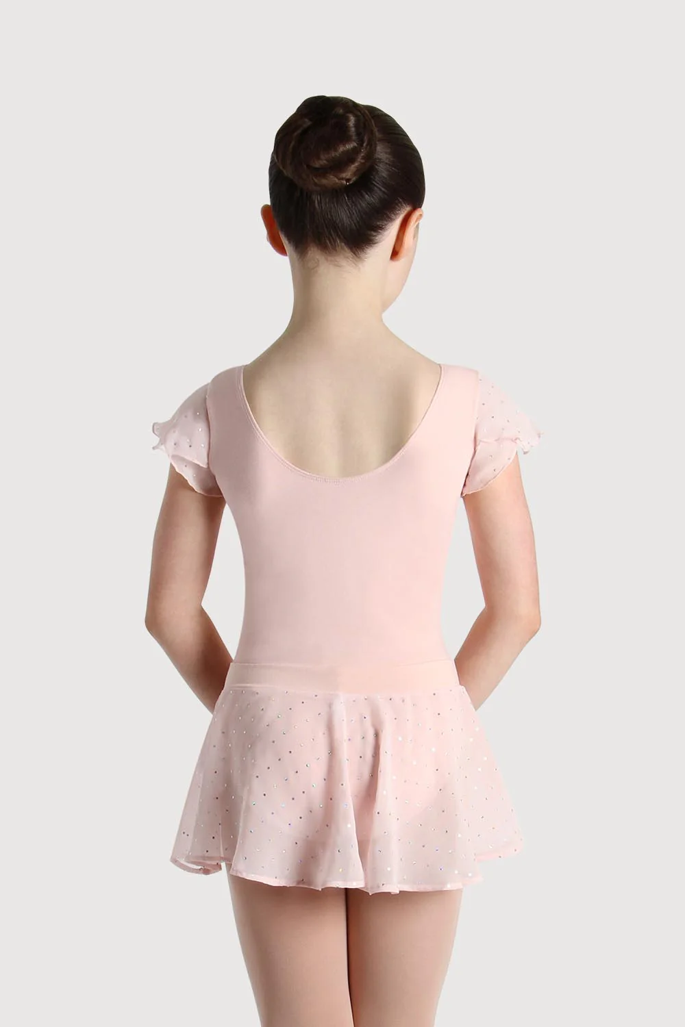 A55161G - Bloch Olesia Sequin Spotted Girls Skirt - Image 2