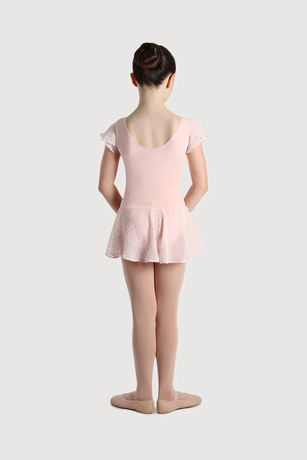 A55161G - Bloch Olesia Sequin Spotted Girls Skirt - Image 4
