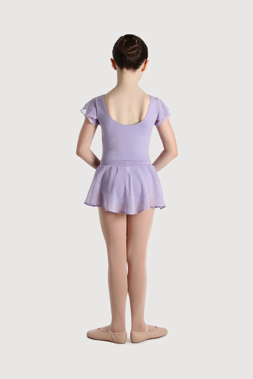 A55161G - Bloch Olesia Sequin Spotted Girls Skirt - Image 4
