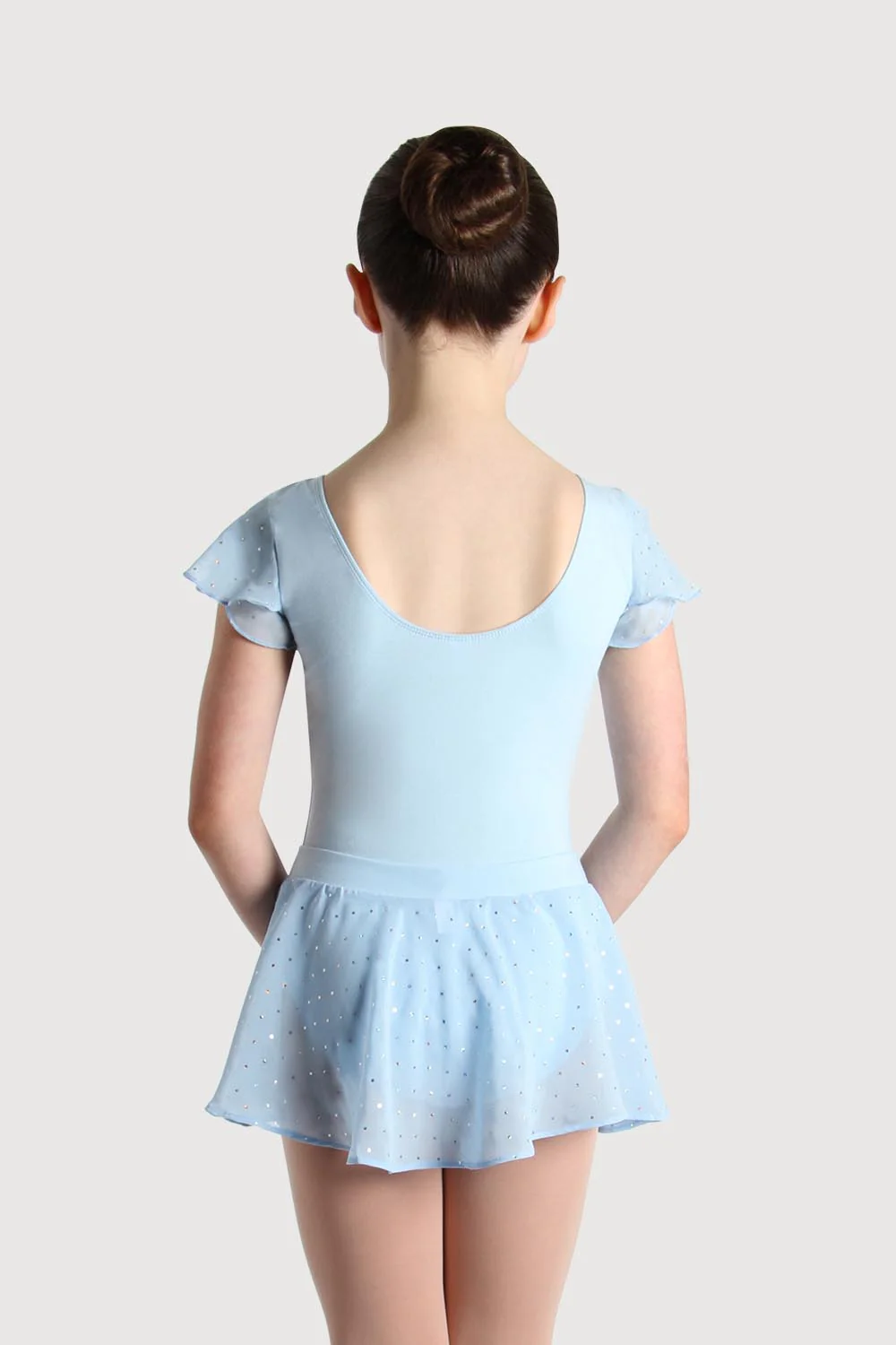 A55161G - Bloch Olesia Sequin Spotted Girls Skirt - Image 2
