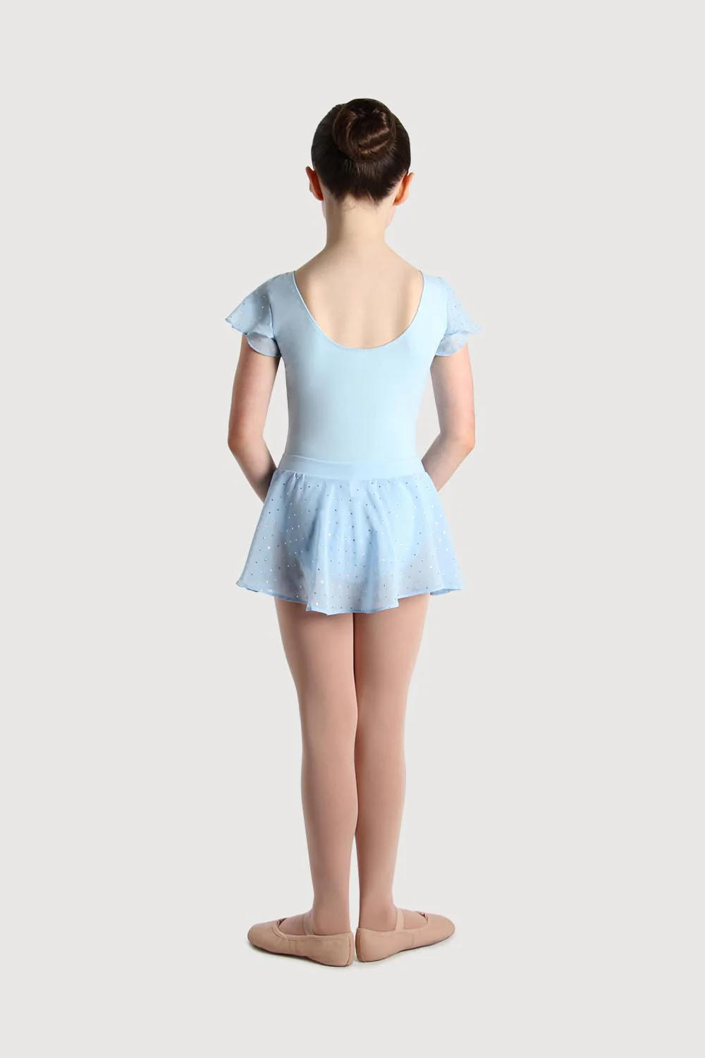 A55161G - Bloch Olesia Sequin Spotted Girls Skirt - Image 4