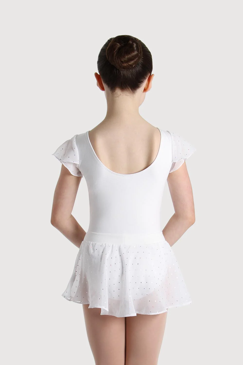A55161G - Bloch Olesia Sequin Spotted Girls Skirt - Image 2