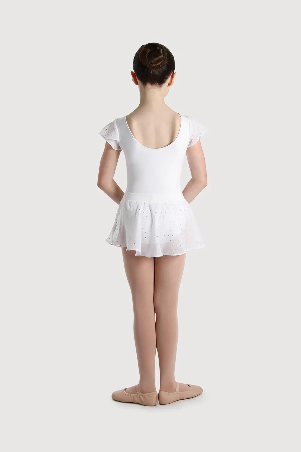 A55161G - Bloch Olesia Sequin Spotted Girls Skirt - Image 4