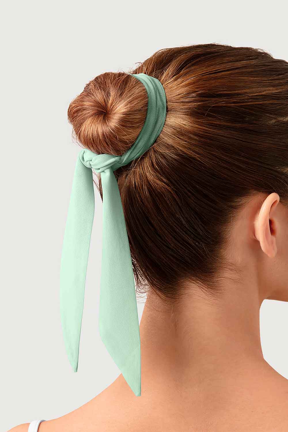 AB5325 - Bloch Fixed Hair Mesh Tie - Image 2