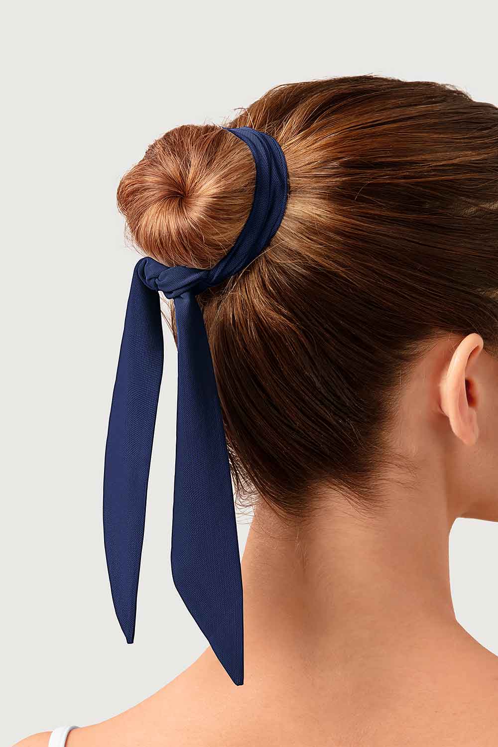 AB5325 - Bloch Fixed Hair Mesh Tie - Image 2