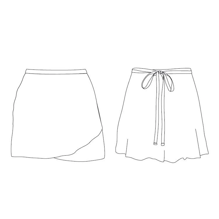 AM512 - Mirella Bronte Womens Skirt - Image 4