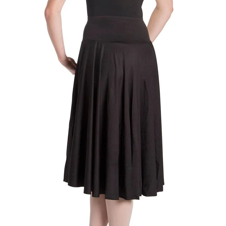 AM523 - Mirella Brianna Knee Length Womens Circle Skirt - Image 2