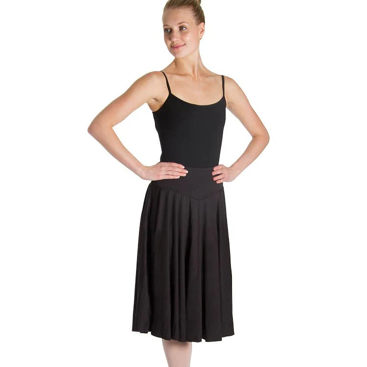 AM523 - Mirella Brianna Knee Length Womens Circle Skirt - Image 3