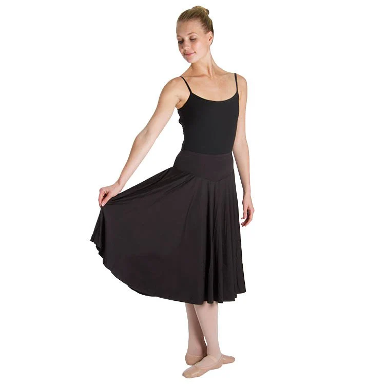AM523 - Mirella Brianna Knee Length Womens Circle Skirt - Image 4