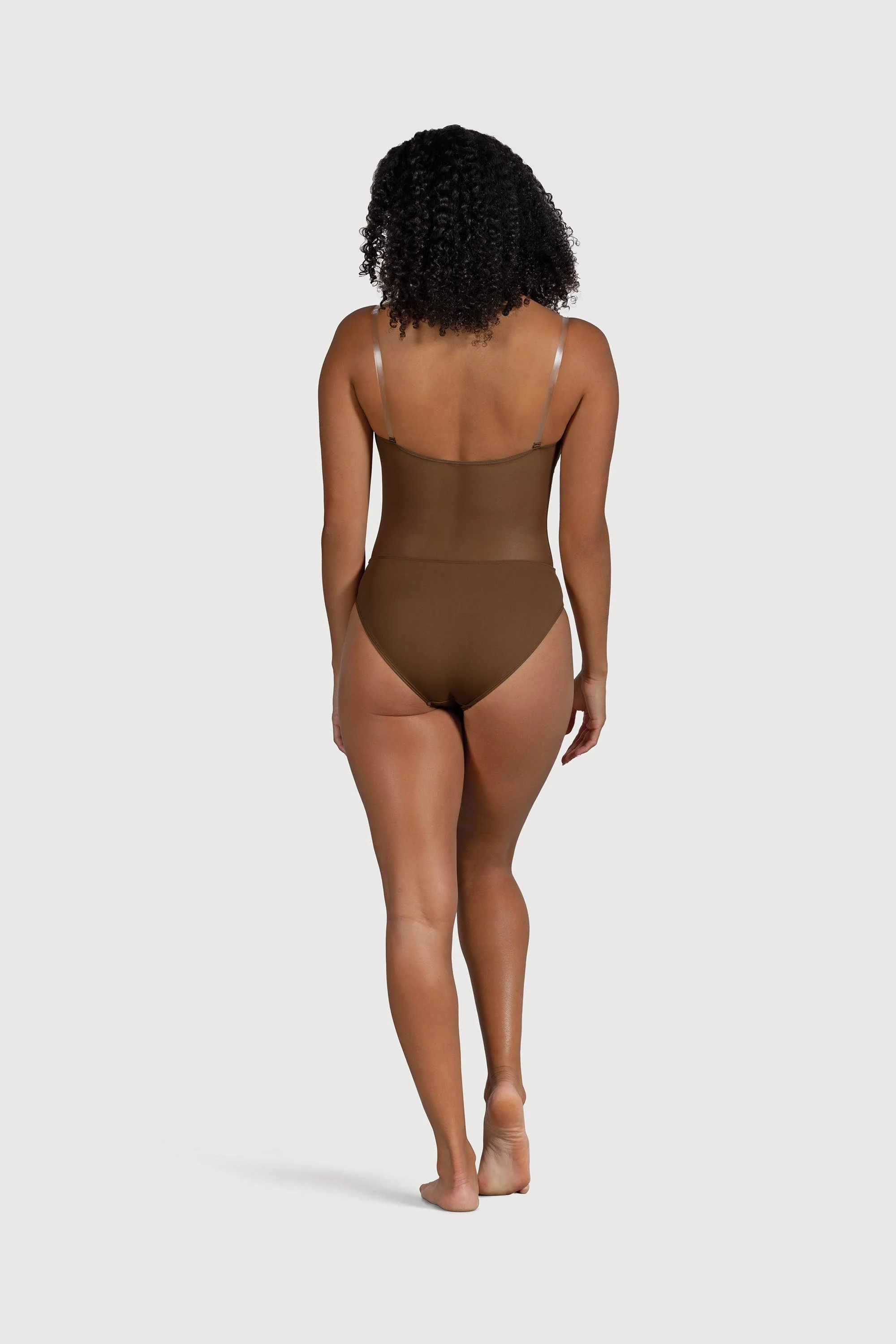B53377 - Bloch Cordelia Mesh Panel Womens Body Liner - Image 4