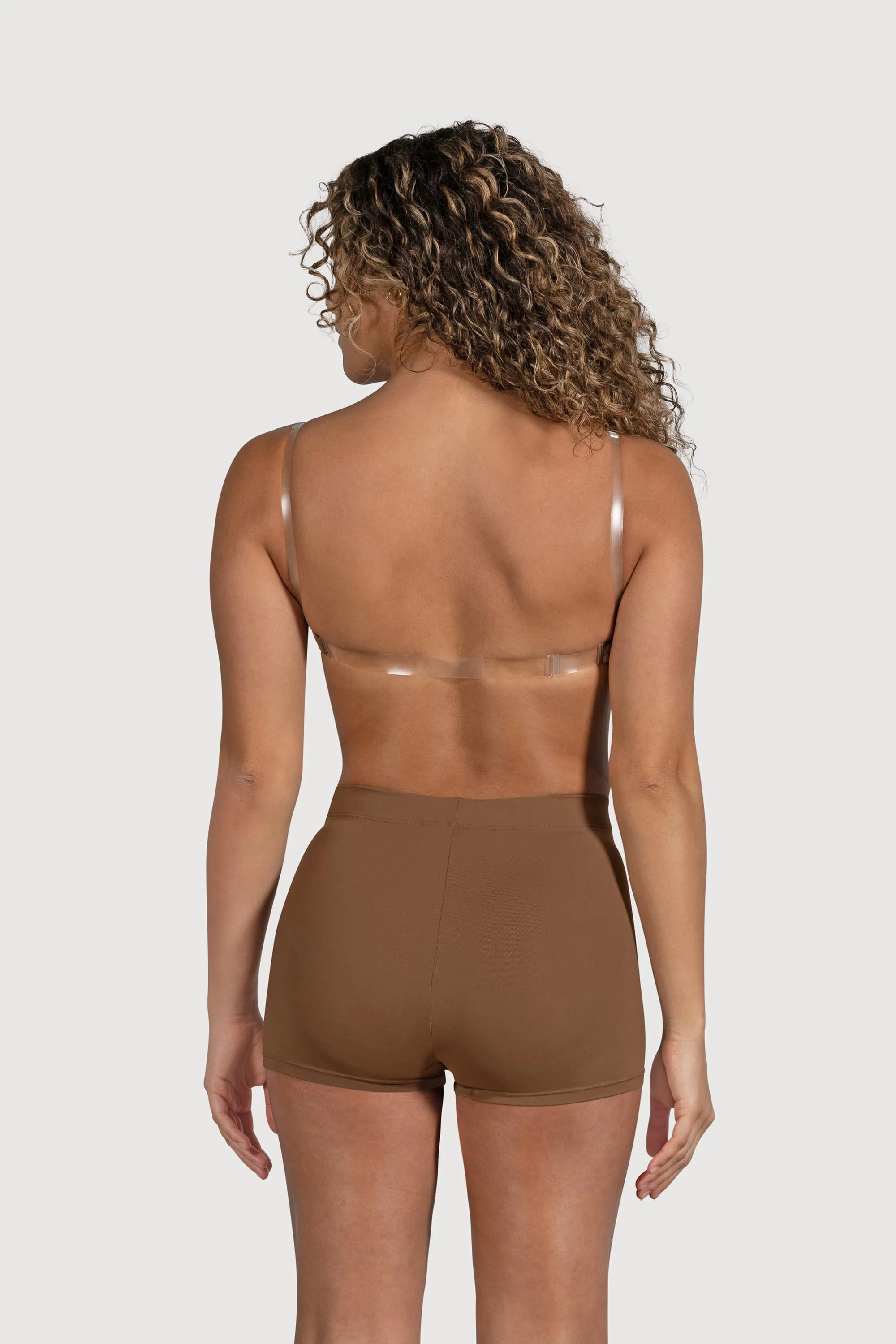 D53384 - Bloch Capella High Waist Womens Micro Short - Image 2