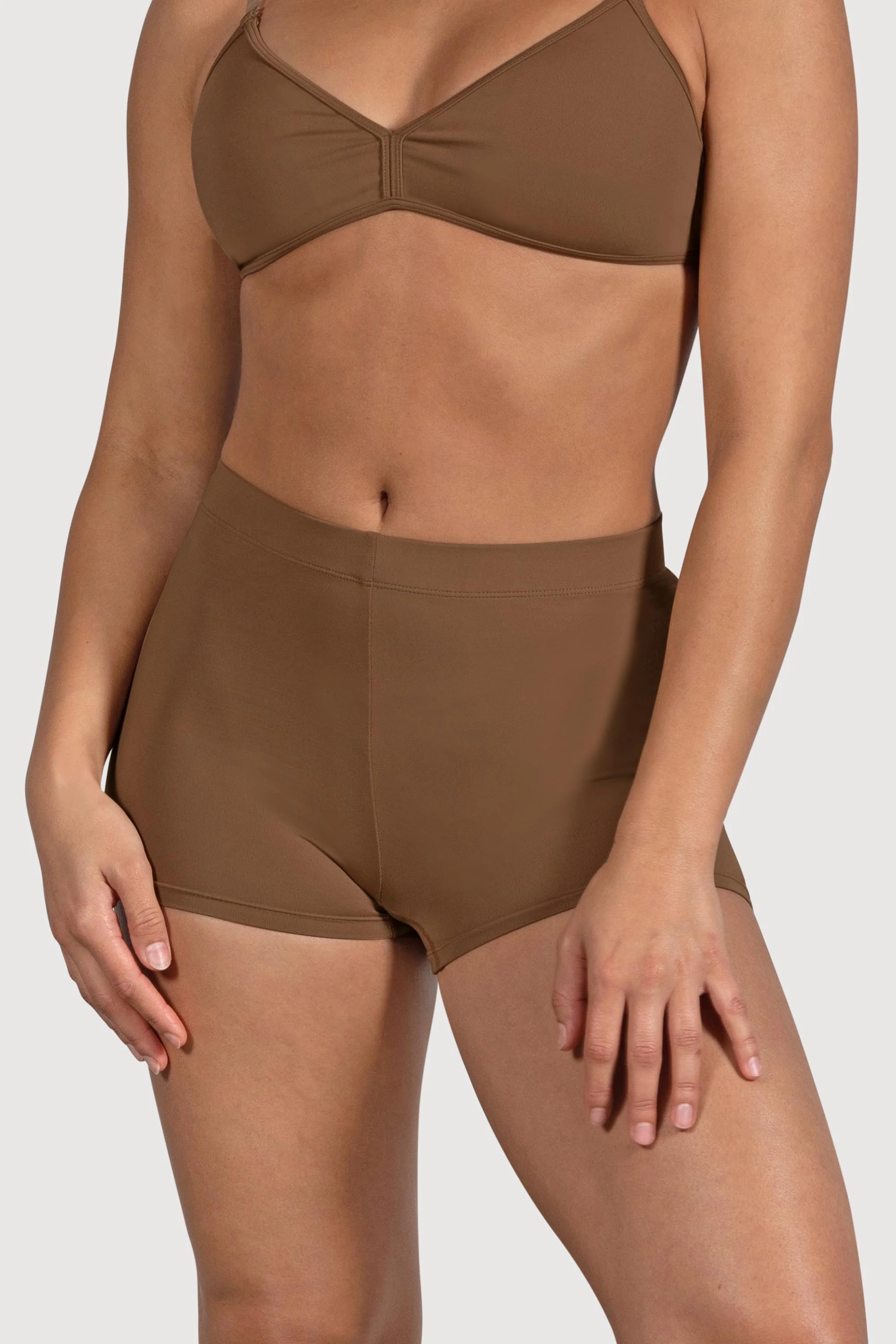 D53384 - Bloch Capella High Waist Womens Micro Short - Image 3